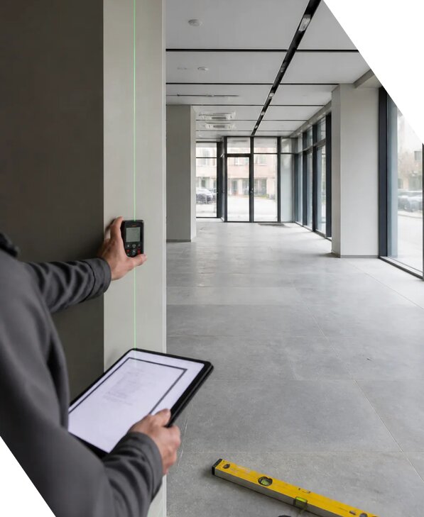Приемка коммерческого помещения с обследованием в Гае